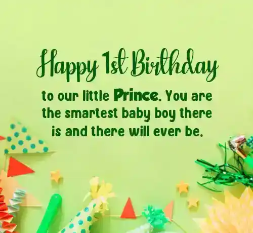 first birthday wishes for baby boy