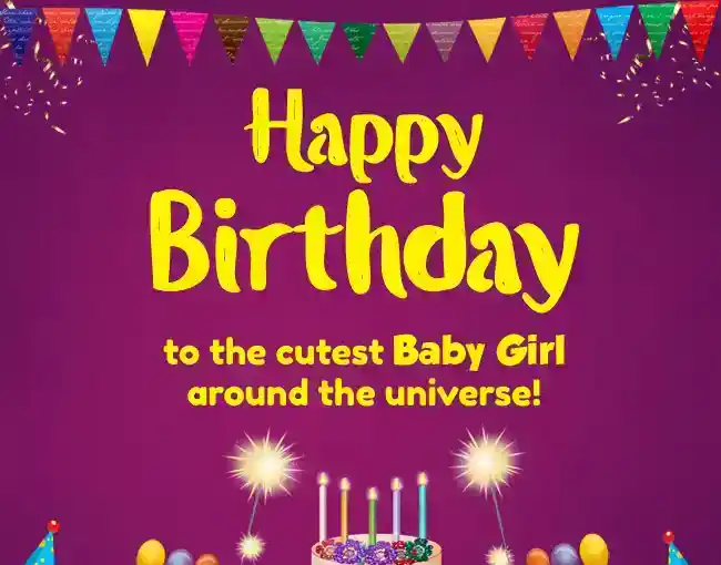 birthday wishes for baby girl