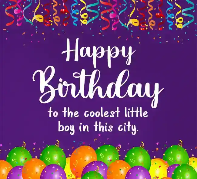 Birthday Wishes for Kid Boy