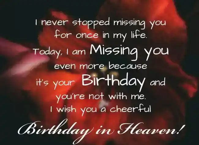 Birthday Wishes After Death