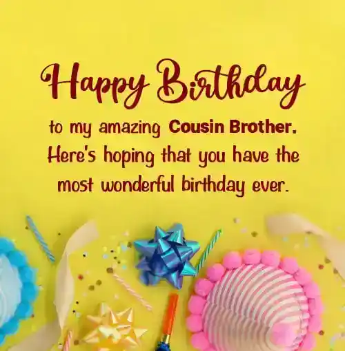 Birthday Wishes for Cousin Brother