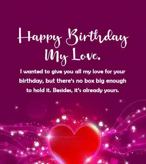 birthday wishes for lover boy