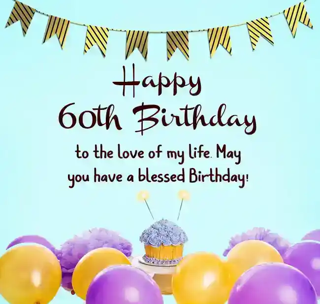 romantic 60th birthday wishes