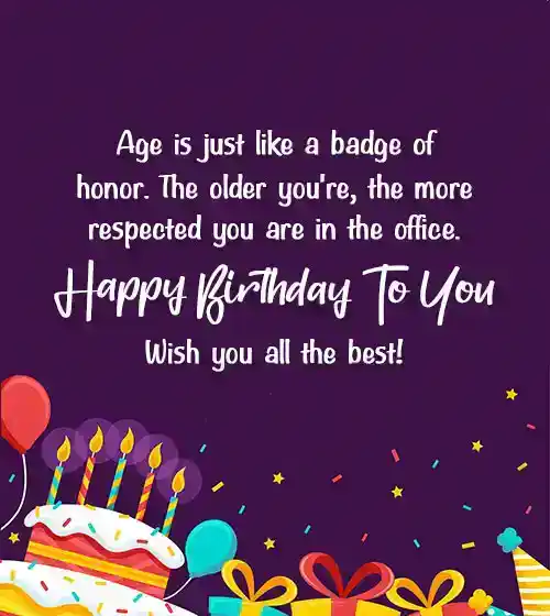 Funny Birthday Messages for Colleagues