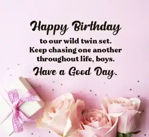 Happy Birthday Twin Boys