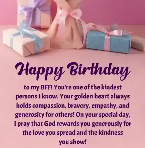 birthday wishes paragraph for best friend