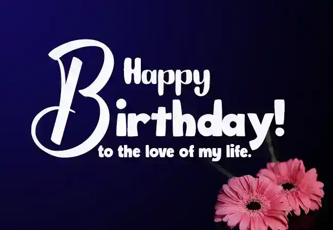 Romantic Birthday Message for Wife