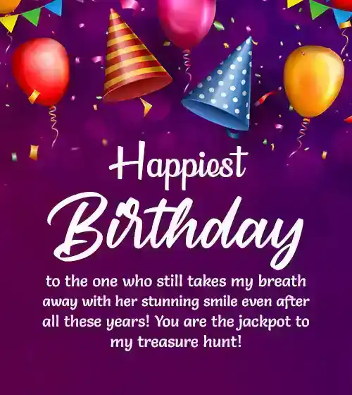 Romantic Birthday Wishes for Wife