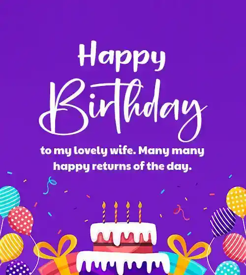 Happy Birthday Wife Messages