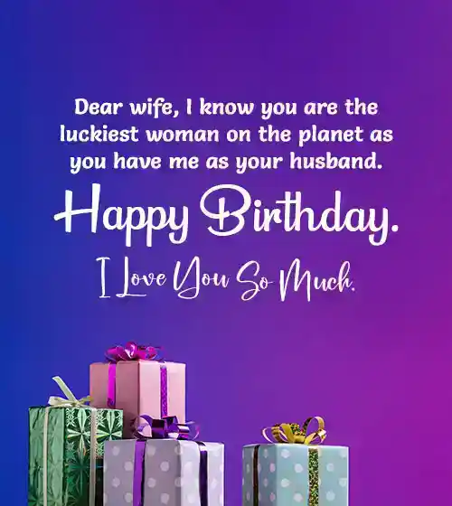 Funny Birthday Messages for Wife