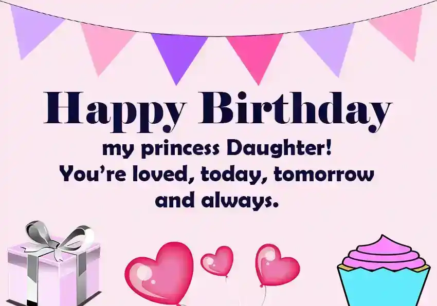 daughter birthday cards wishes