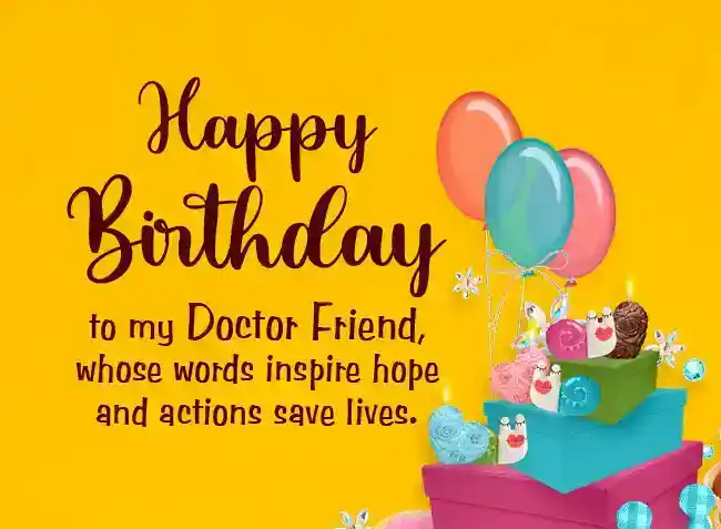 Birthday Wishes for Doctor Friend