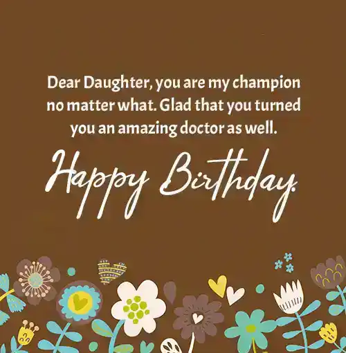 Birthday Wishes For Doctor Daughter
