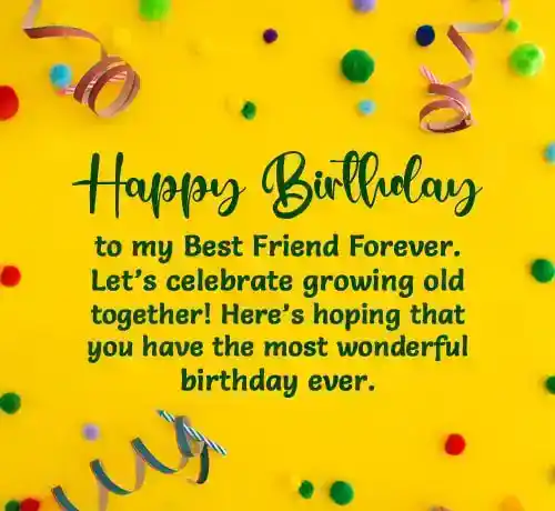 birthday wishes to my best friend