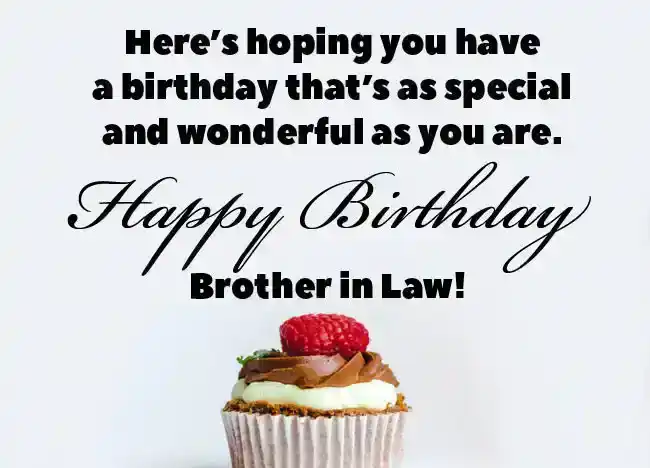 Sweet Birthday Messages For Brother In Law