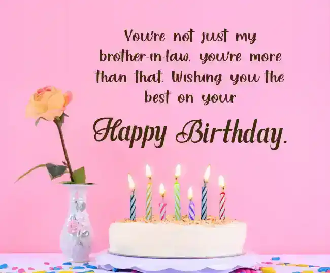 Birthday Messages For Brother In Law