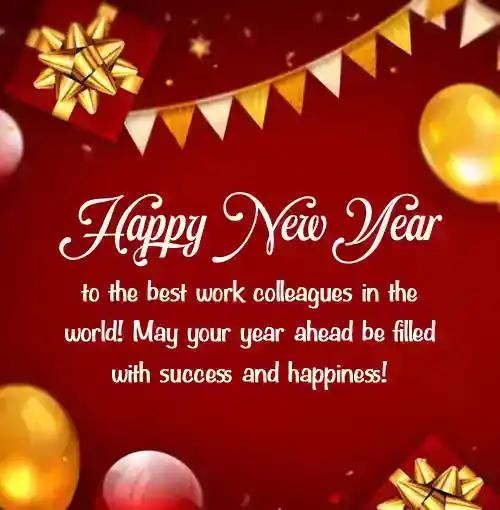 new year wishes for colleagues
