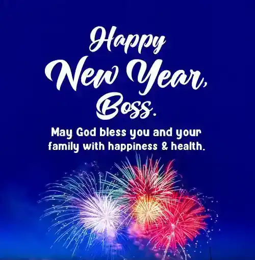 happy new year wishes to boss