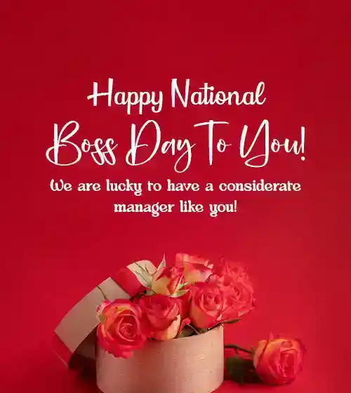 happy national boss day wishes