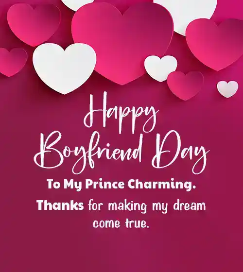 happy boyfriend day message