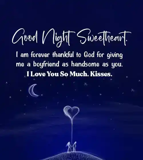 Sweet Good Night Message For Him