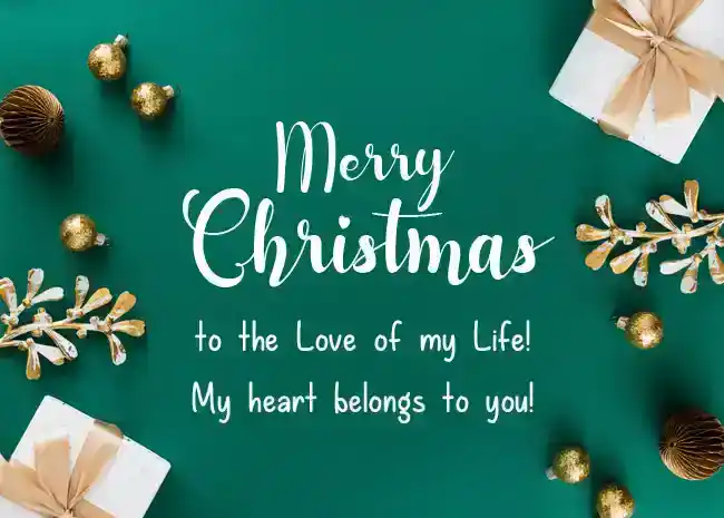 Romantic Messages for Him at Christmas