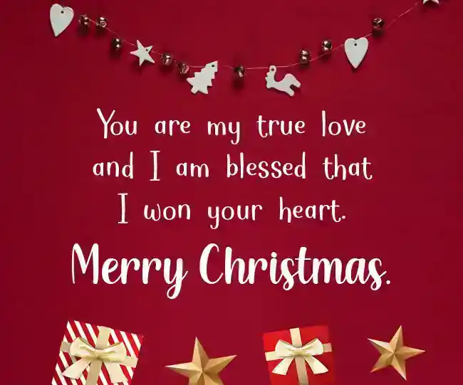 christmas message to boyfriend