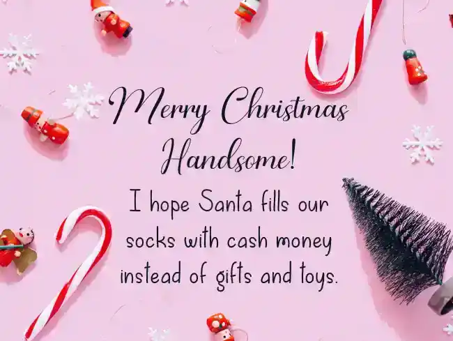 funny christmas wishes for boyfriend