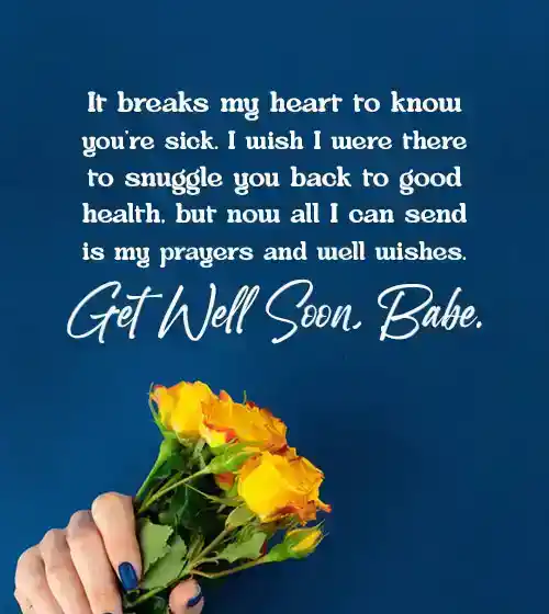 Long Distance Message for A Sick Boyfriend