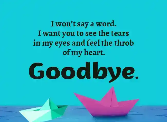goodbye message for boyfriend