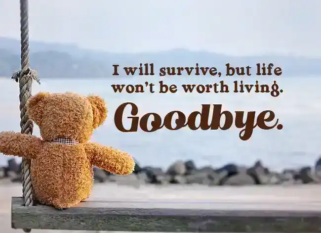 goodbye message to boyfriend