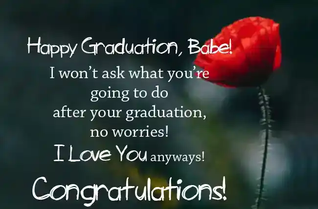 Funny Graduation Wishes for Boyfriend