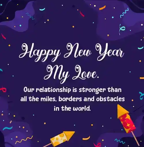 new year message for boyfriend long distance