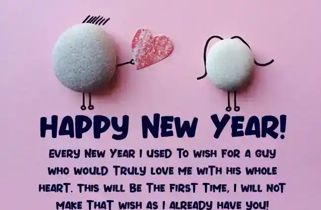 Happy New Year Wishes For Boyfriend