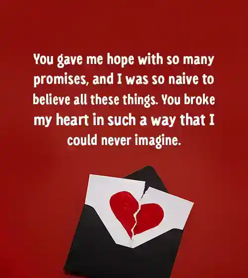 Heartbroken Messages to Make Him Cry