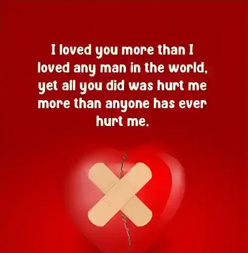 break up messages for him