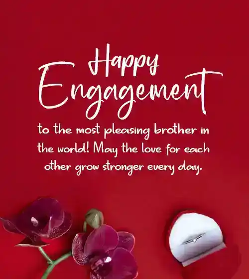 Engagement Wishes for Brother and Sister in Law