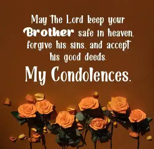 Condolence Messages for Loss of Brother