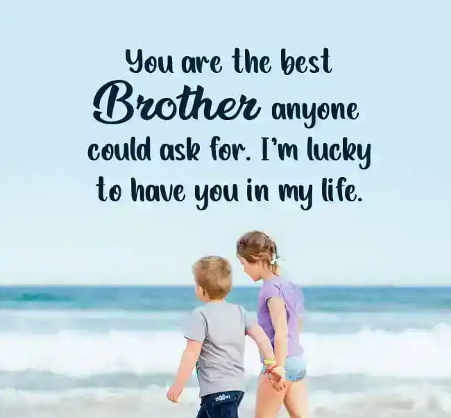 Message for Brother From Sister