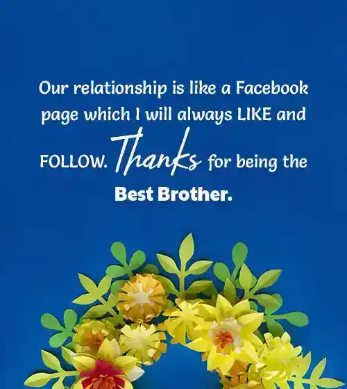 thank you brother quotes