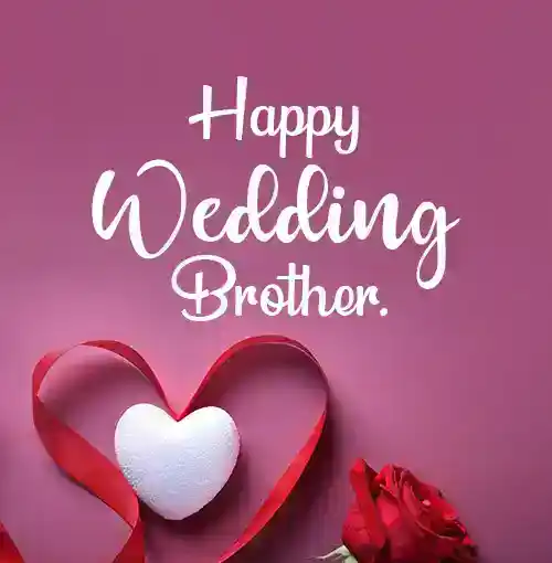 happy wedding brother