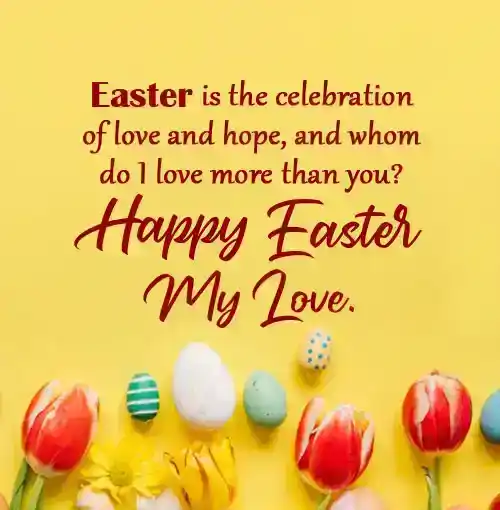 happy easter message to my love