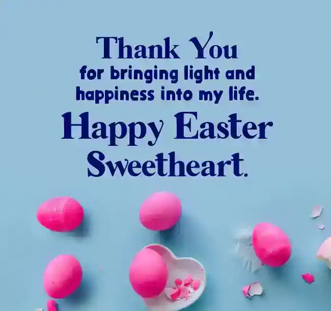 Easter Love Message for Husband
