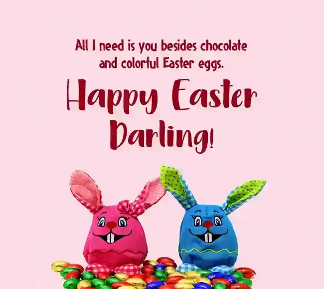 Easter Love Message for Wife