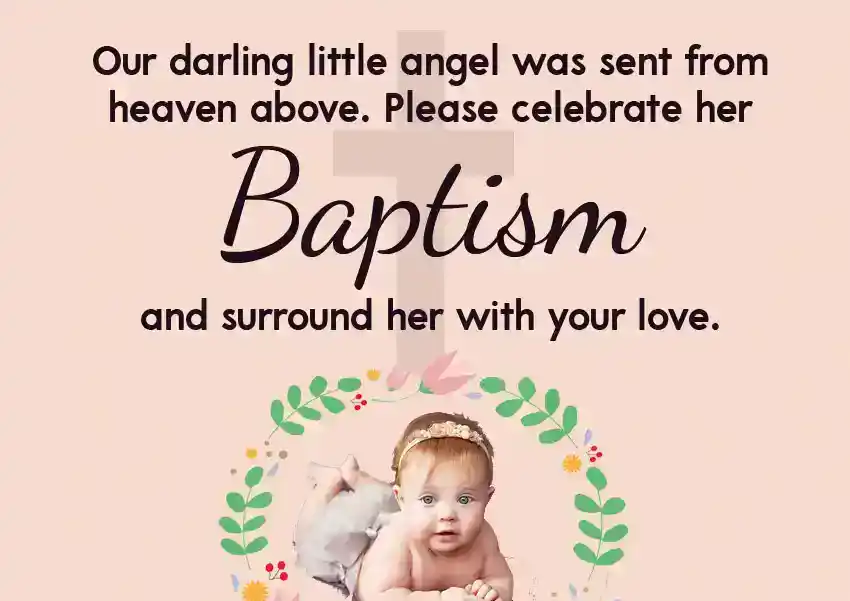 Christening Invitation Ideas for Baby Girl