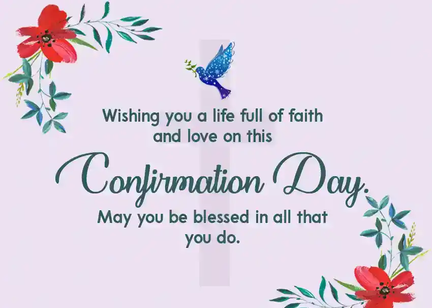 confirmation wishes for a boy