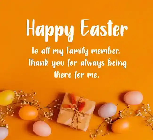 Easter wishes for family