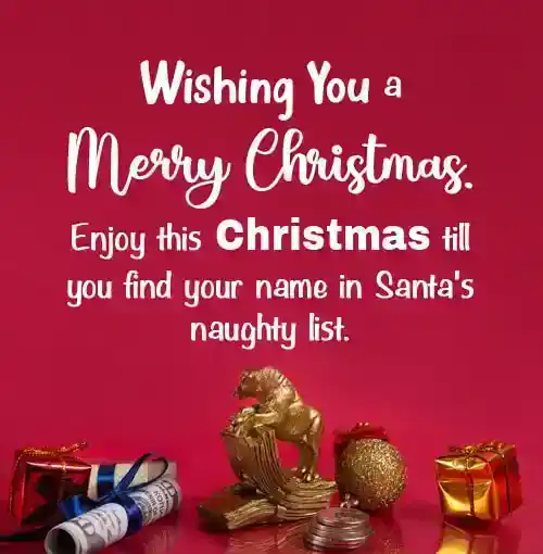 funny christmas card messages