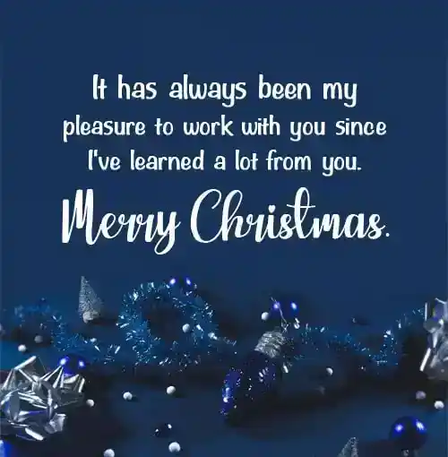 Christmas Card Messages for Colleague