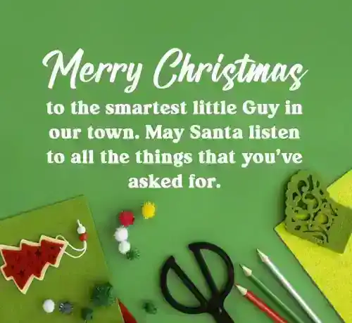 christmas quotes for little boy